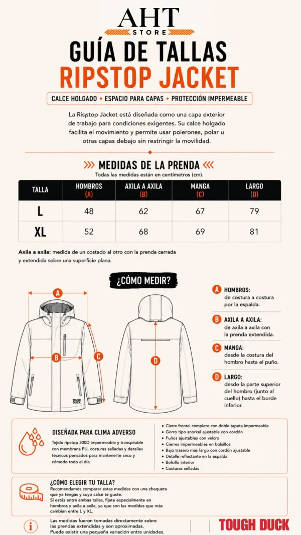 Chaqueta Impermeable Ripstop