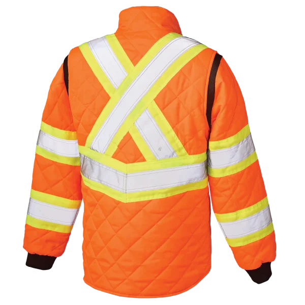 Chaqueta Seguridad Mujer, Quilted Safety  Freezer