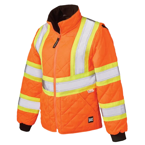 Chaqueta Seguridad Mujer, Quilted Safety  Freezer